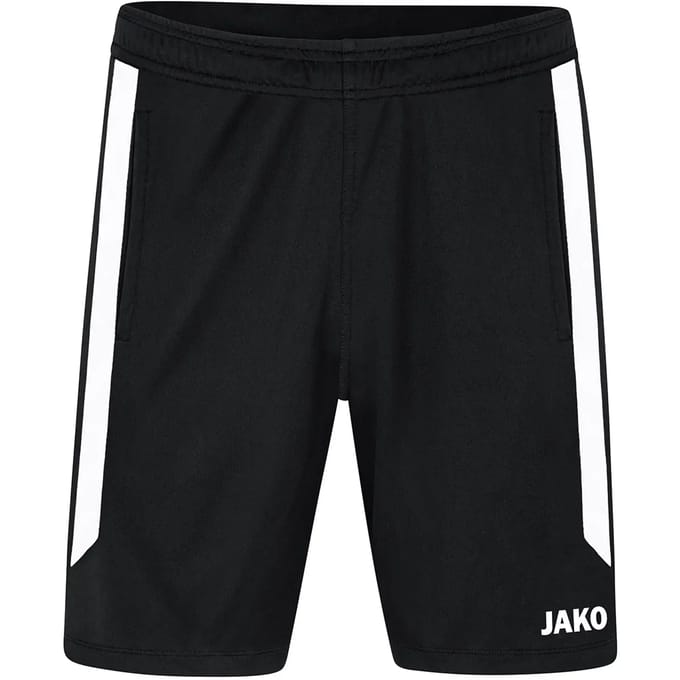 Jako Power Vrijetijdsshort Dames - Wit / Zwart | Maat: 42