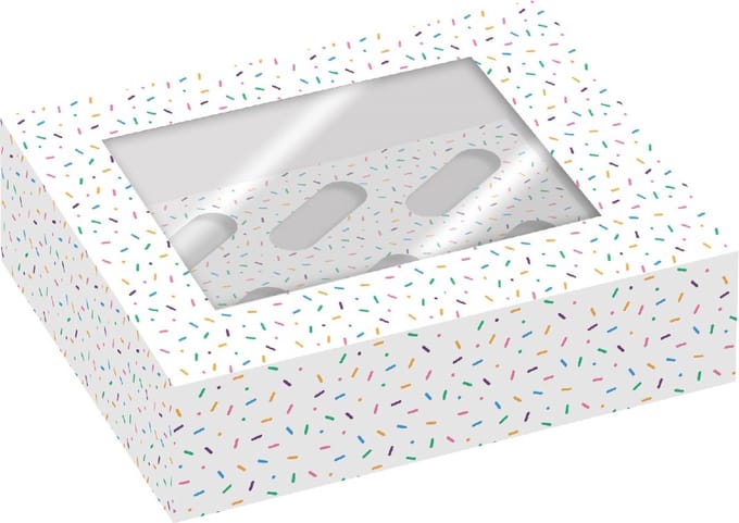Simply Making Cupcake Doos 6 Sprinkles pk/2