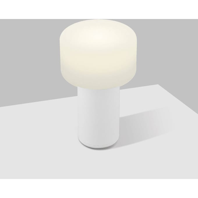 HELL Tiny-B LED tafellamp, wit, hoogte 13 cm, IP54, USB