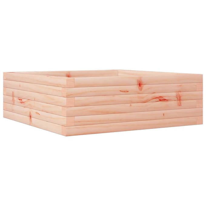 vidaXL - Plantenbak - 70x70x23 - cm - massief - douglashout