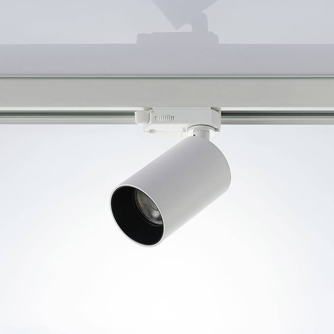 Arcchio - railverlichting - 1licht - aluminium - H: 17 cm - GU10 - wit