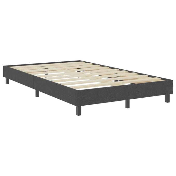 vidaXL - Boxspringframe - stof - grijs - 120x200 - cm