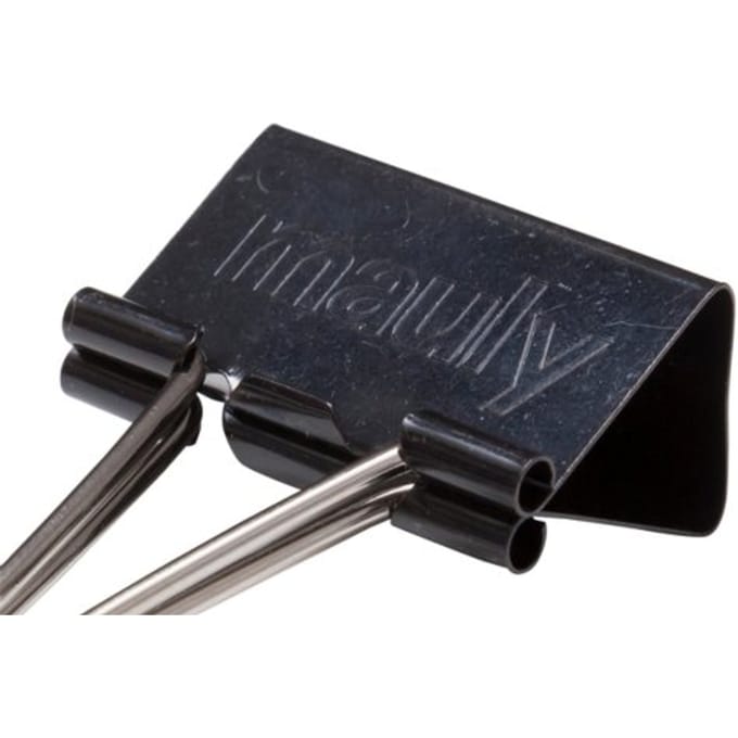 MAUL Foldback klemmen mauly® metaal metaal 12 stuks 32 mm zwart