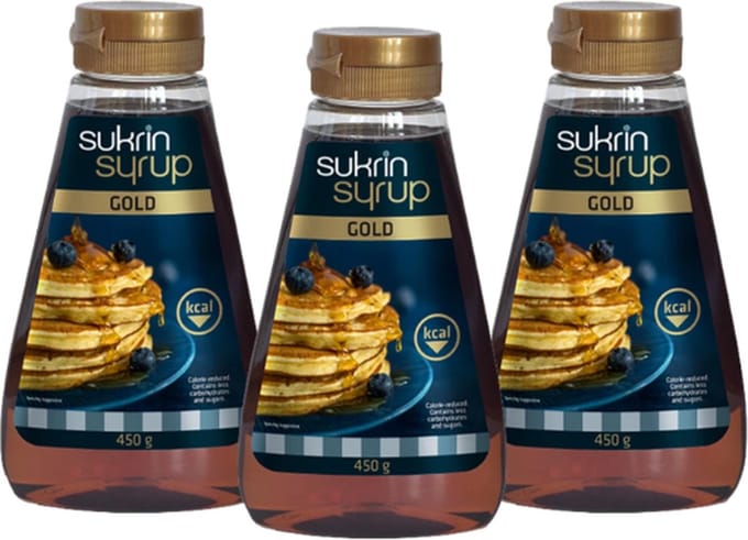 Sukrin | Syrup Gold | 3 stuks | 3 x 325g
