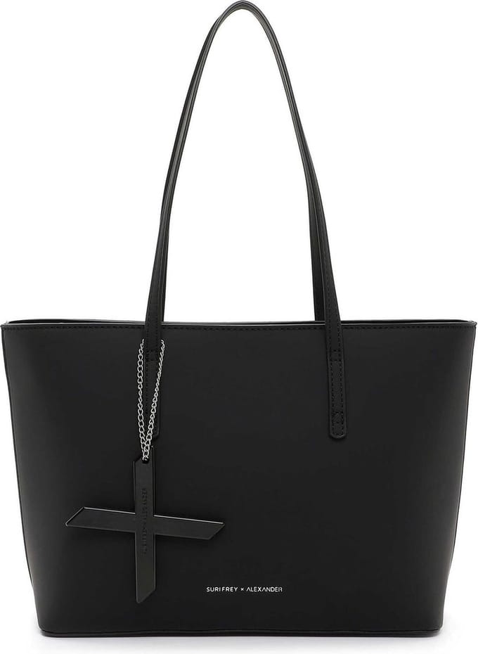 SURI FREY Schoudertas Alexander Shopper Black Zwart
