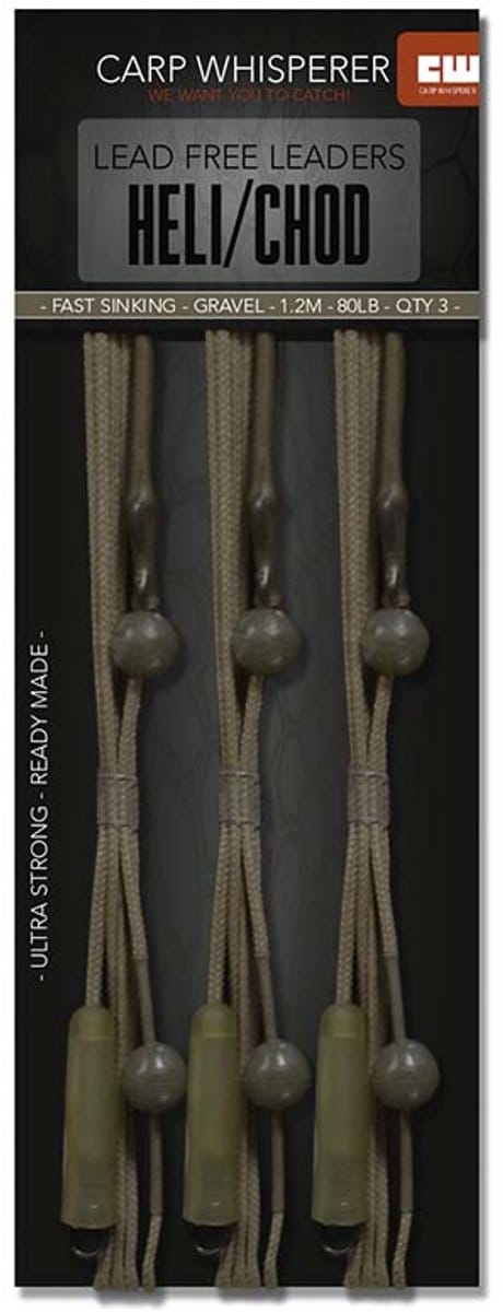 Carp Whisperer - Chod rig leaders - 3 stuks - Gravel