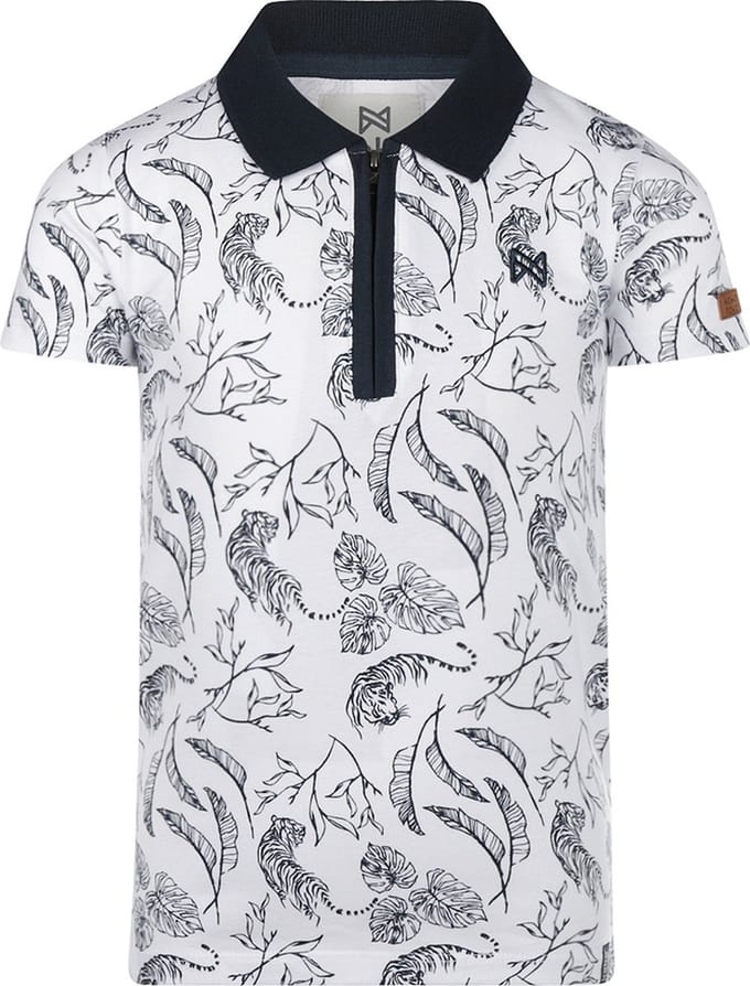 Koko Noko R-boys 1 Jongens Poloshirt - White - Maat 122