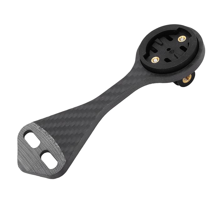 Fietscomputer Mount Houder Koolstofvezel Fietscomputer Verlengde Houder voor F12 F MOST Racefietsen black