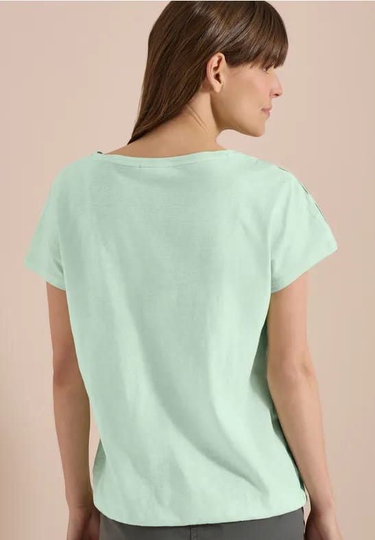 Shirt van geverfde jersey