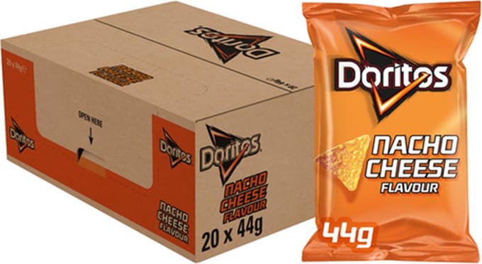 Doritos Nacho Cheese - Tortilla Chips - 20 x 44 gram