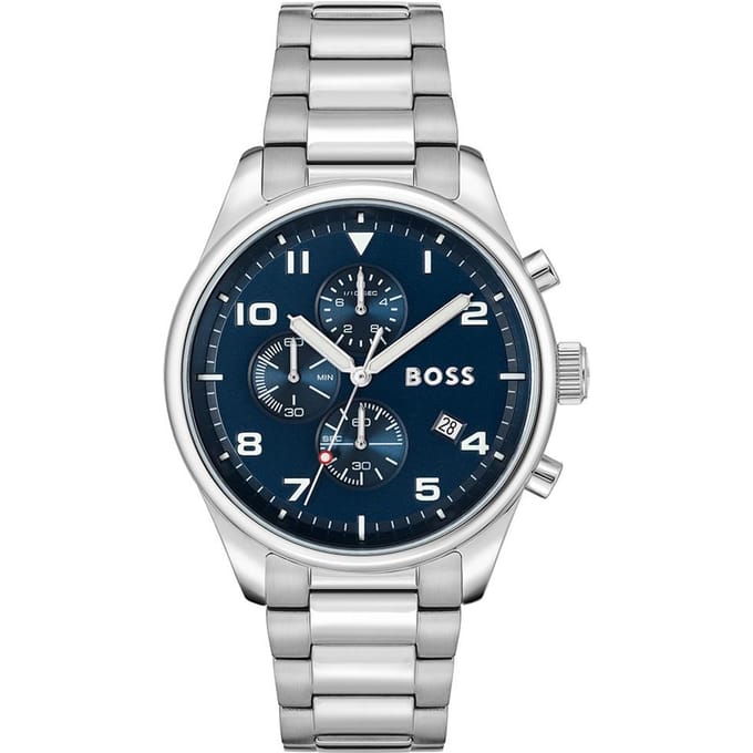 Hugo Boss 1513989 Herenhorloge 44 zilver