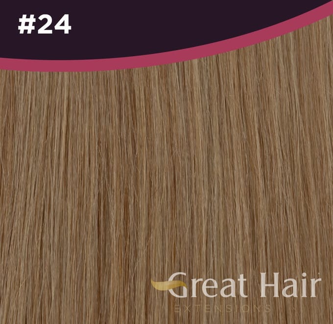 Great Hair Extensions Full Head Clip In - straight #24 50cm
