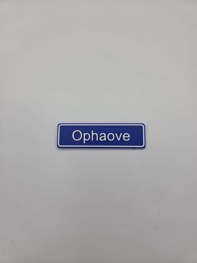 3D plaatsnaam speldje Ophaove