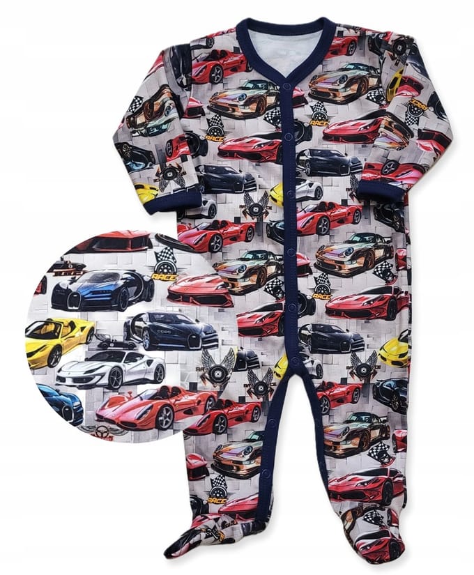 Dartomik - Kinder Pyjama - 100% Katoen - 86 - Met Voetjes
