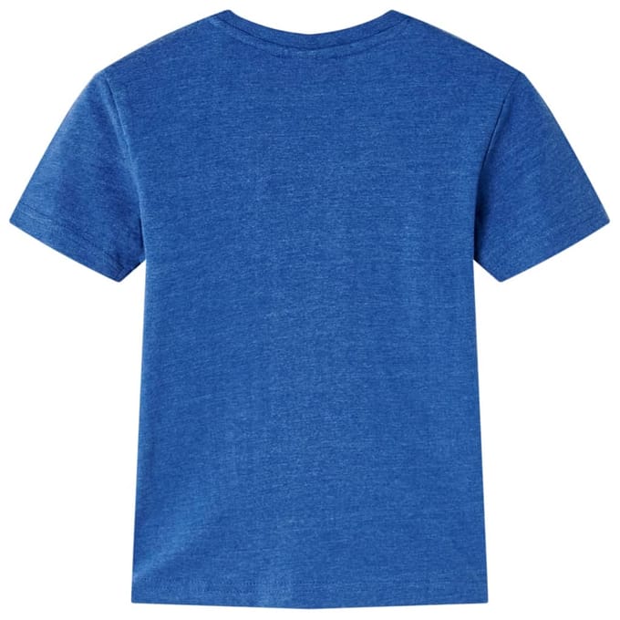 vidaXL - Kindershirt - 128 - gemêleerd - donkerblauw