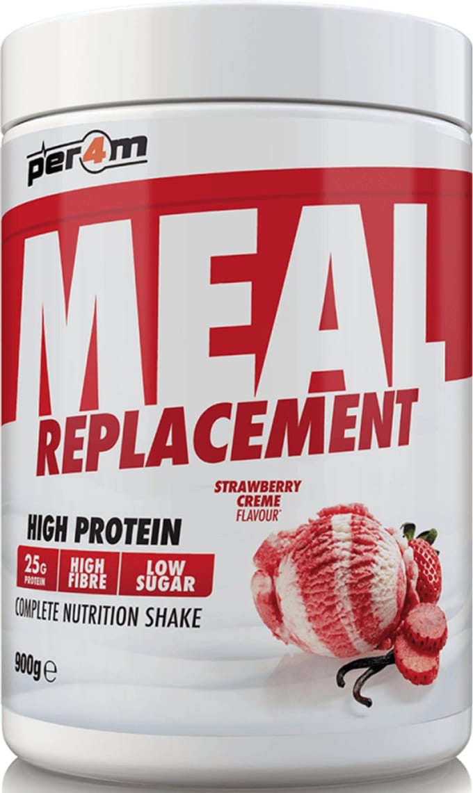 Per4m Meal Replacement (900g) Strawberry Creme - Eiwitten - Maaltijdvervangers