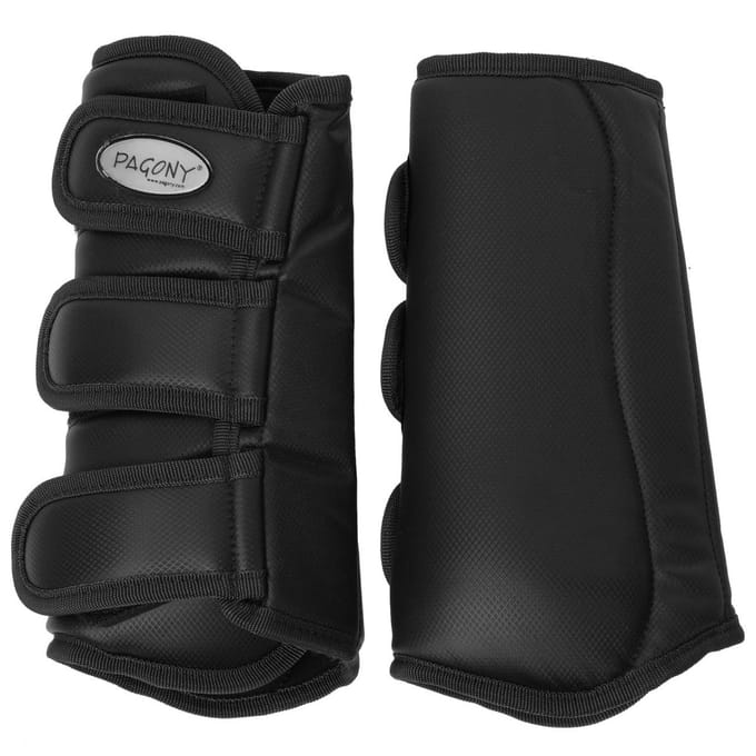 Pagony Dressage Boots Achter - Maat: Full - Zwart - Kunstleer