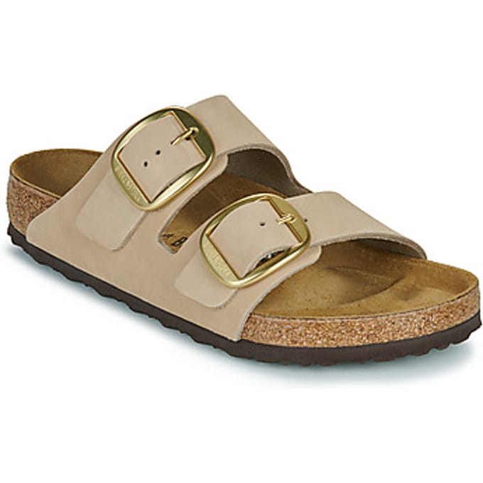 Dames muiltjes Birkenstock Arizona Big Buckle Nubuck Leather