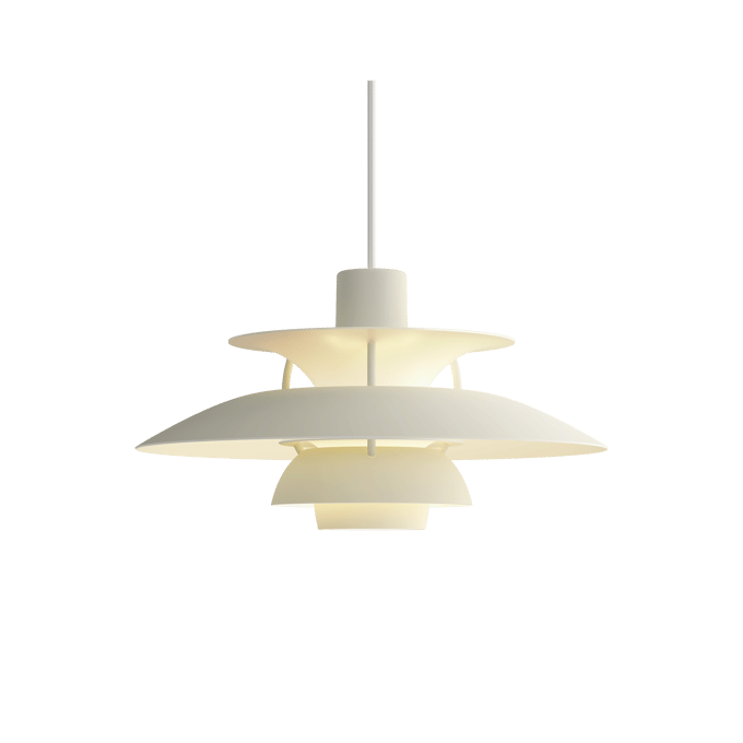 Louis Poulsen PH5 mini hanglamp Monochroom 2024 - pale pewter