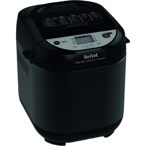 Tefal PF251835 - broodmachine - 610 W vermogen, zwart design, 12 programma's, compact formaat