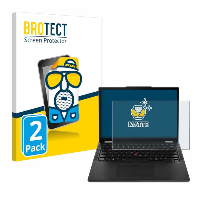 BROTECT - Screenprotector voor Lenovo ThinkPad X13 Gen 4 - Folie Beschermfolie matte 2 Stuks