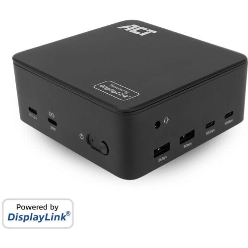 ACT Universeel USB-C Dockingstation 4K, voor 3 HDMI/DisplayPort monitoren, DisplayLink