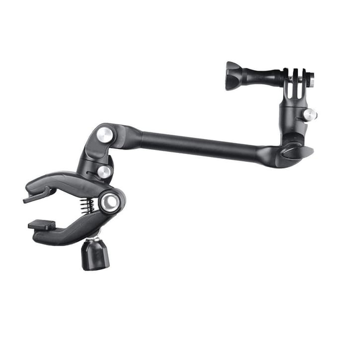 10-inch scharnierende cameraarm met klemcapaciteit van 3,3 cm/1,3 inch 360 graden verstelbare magische arm zwart