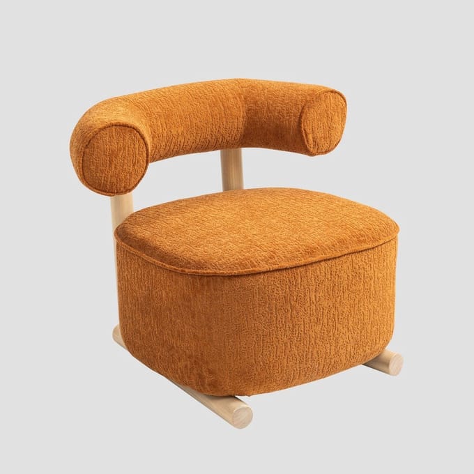 HOMLA - Armstoel - Mustard - 72x81x67 cm