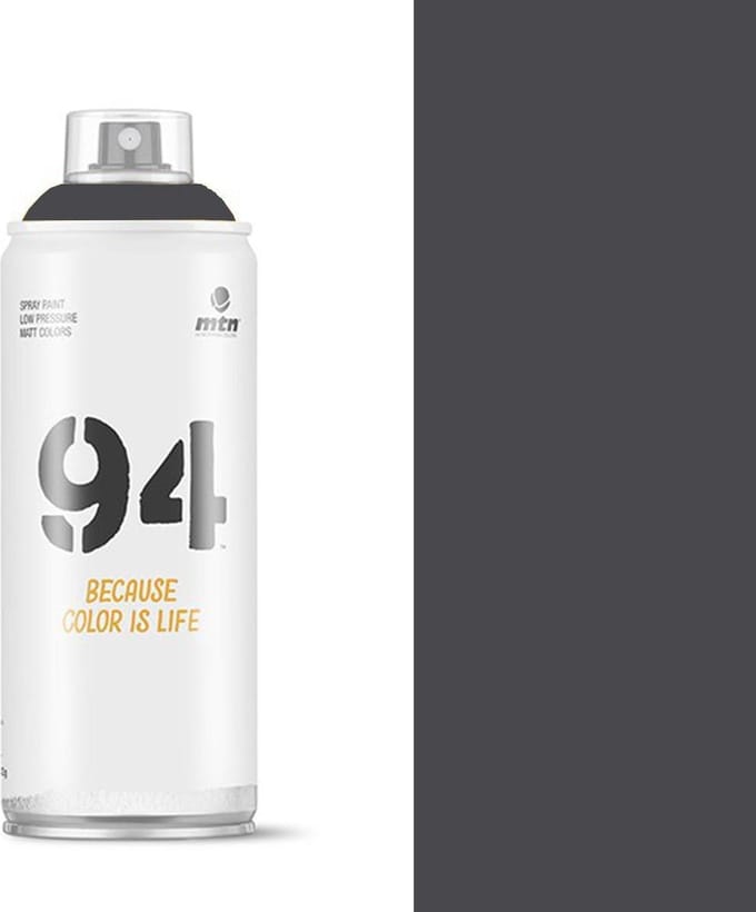 MTN94 Icarus Grijs spuitverf - 400ml lage druk en matte afwerking