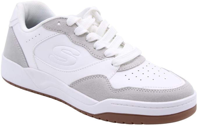 Skechers Koopa - Volley Low Lifestyle Heren Sneakers - Wit