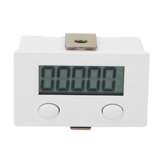 Compteur Numérique BERM BEM 5C 5 Chiffres 0 99999 Affichage LCD Compteur Manuel Électronique gray