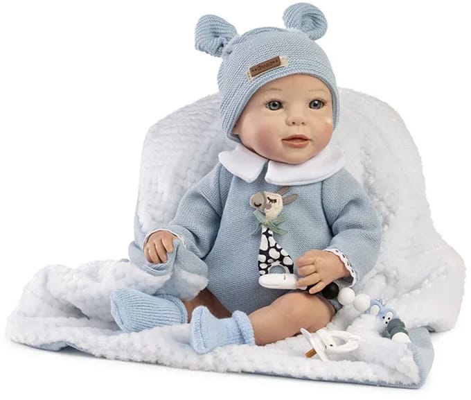 MuÑecas Guca Samuel Reborn Baby Grijs Kinderen