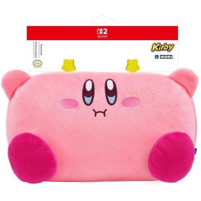 HORI Plush Pouch for Nintendo Switch 2 (Kirby and Waddle Dee) - Pink - Bag - Nintendo Switch 2