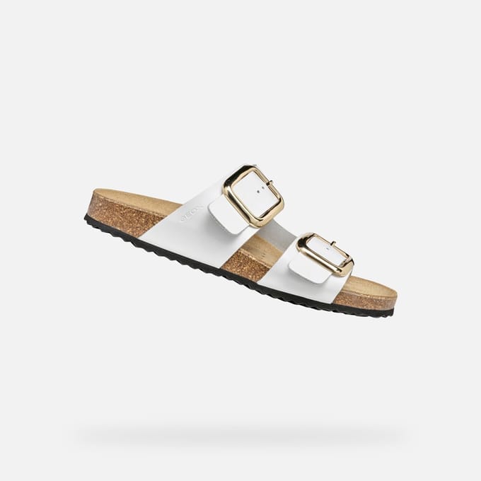 GEOX BRIONIA R DAMES Sandalen - WIT - Maat 36
