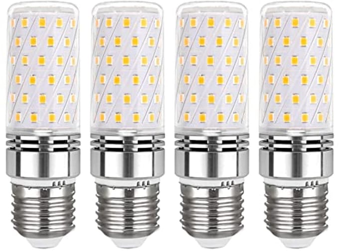 LED Lamp E27 Warm Wit 12W – 1450 lm, 360 Graden Lichten, Niet Dimbaar - Set van 4