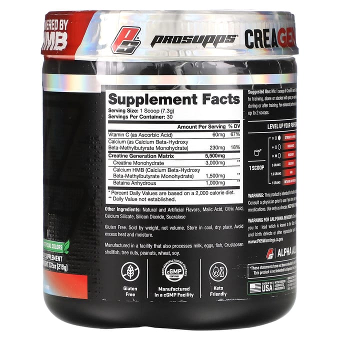 ProSupps, Creagen, Matrice de créatine, Rocket Pop, 7,72 oz (219 g)