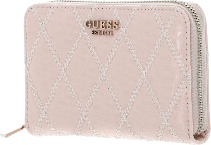 GUESS Portemonnee Adi SLG Zip Around Wallet Light Peach Zalmroze