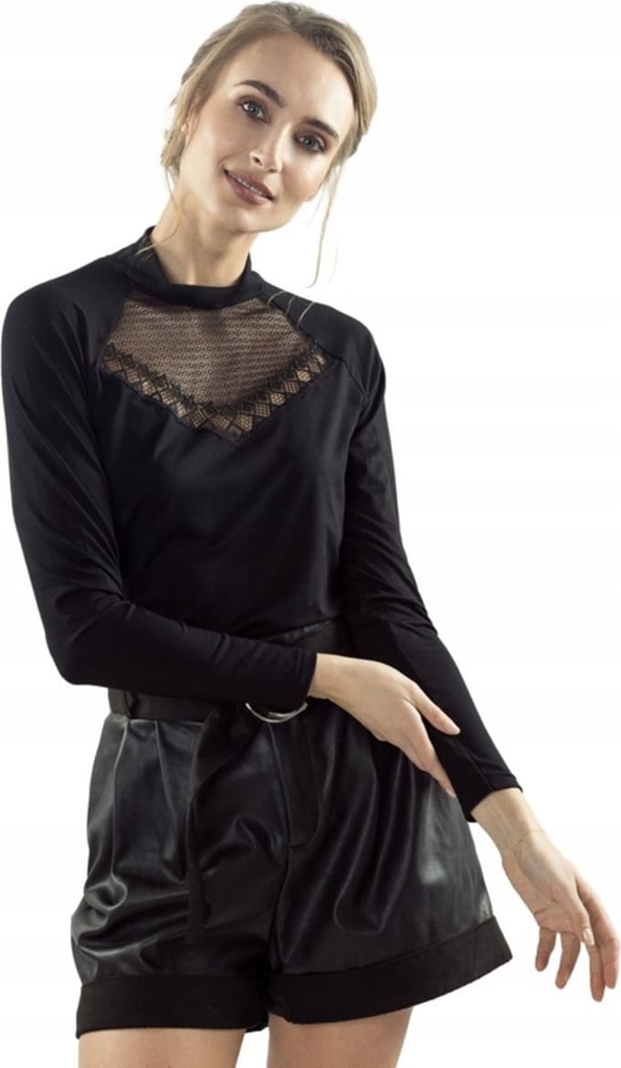 Eldar | Tita stijvolle damesblouse | zwart | M