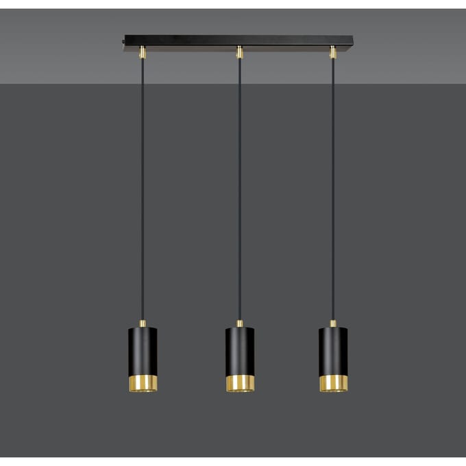 3-lichts hanglamp Kumiko | Loft46