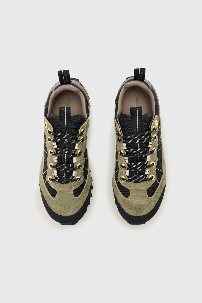 AllSaints Nevis Sneaker Khaki Green Taglia: 41 | Sneakers Outlet | Donna | Marrone