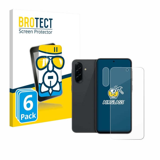 Screenprotector 6 Stuks voor Samsung Galaxy A36 5G (Voor+Camera) Beschermglas transparant