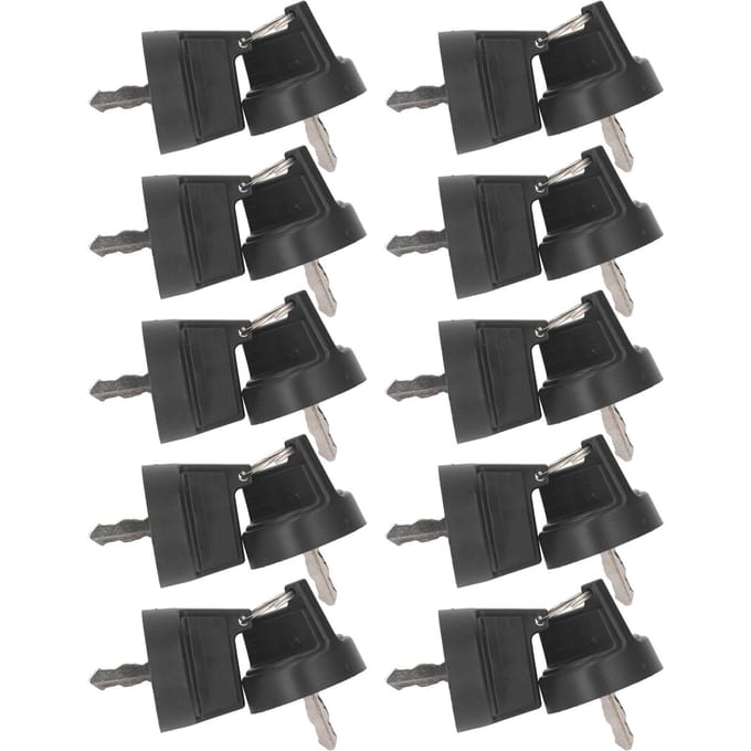 20 STUKS Enkele Cilinder Diesel Generator Start Sleutel Plastic IJzer Motor Slot Ontsteking Start Sleutel voor