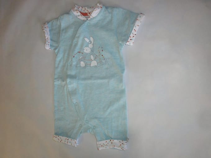Noukie's - Korte combi - Unie - Mint groen - 6maand 68