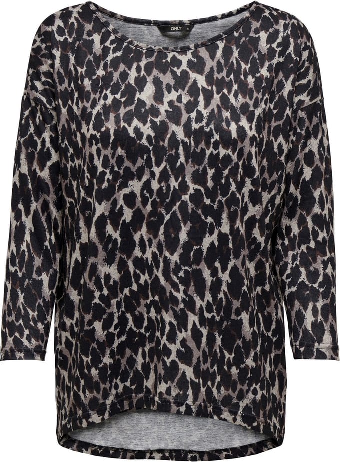 ONLY ONLELCOS 4/5 AOP TOP JRS NOOS Dames T-shirt - Maat M
