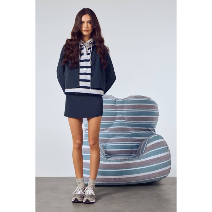 boohoo Dames Lichtgewicht Mini Rok | Navy | Maat: 10