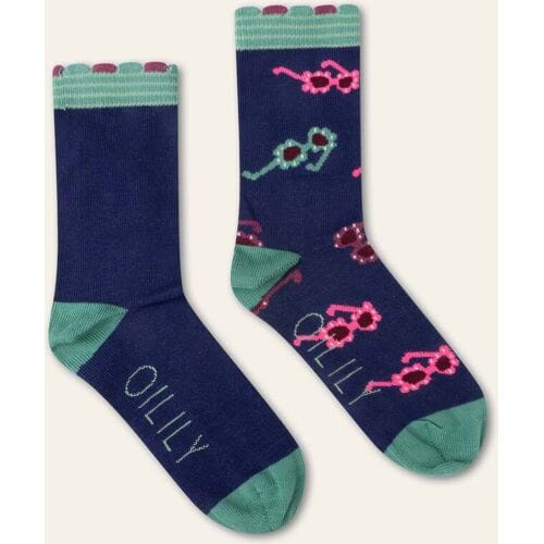 Oilily Monmuse Sokken- maat39-41 Estate Blauw