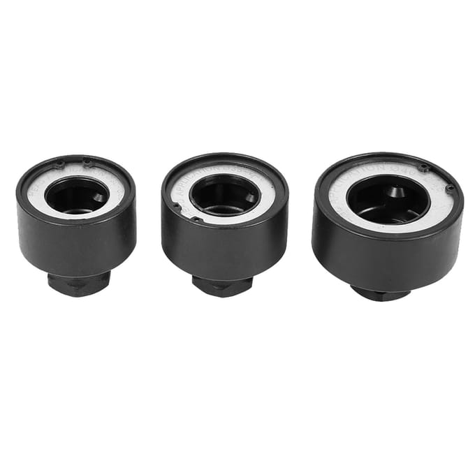 Kit d'outils d'installation et de démontage de joint axial d'extrémité de biellette de direction, 4 pièces black