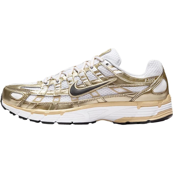Nike P-6000 Goud Dames Sneakers Wit Grain Metallic-Goud-Grain IF1787-100 36.5 white