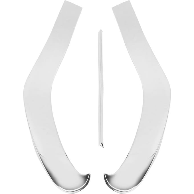 3 stuks ABS Chroom Voorbumperplaat Past Voor Benz E-Klasse W213 20162019 Auto-accessoires white