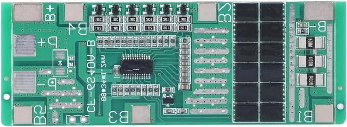 Batterij Bescherming Board - Lithium BMS - Elektrisch Gereedschap - 40A Stroomsterkte - 6S 25.2V - Groen